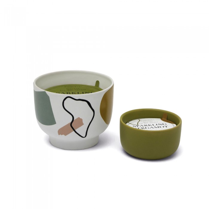 Wabi Sabi Μεγάλο κερί, Sparkling Bergamot 340gr - Paddywax